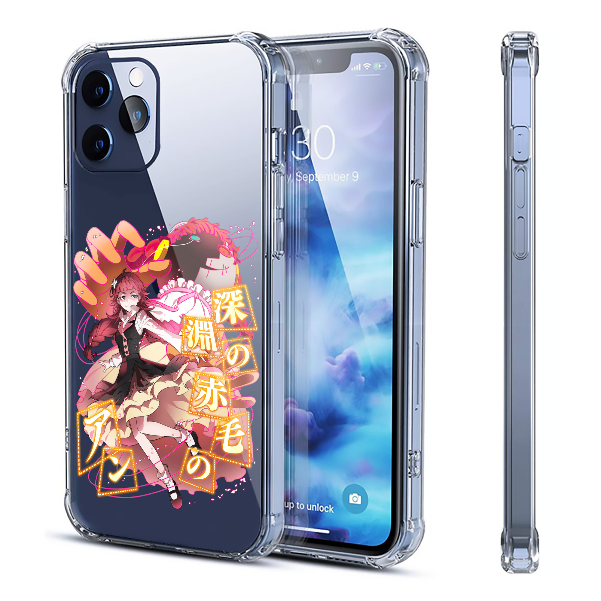 （画像用） 文豪ストレイドッグス Bungo Stray Dogs 【iPhone 12シリーズ対応】透明スマホケース（クリアソフトケース）